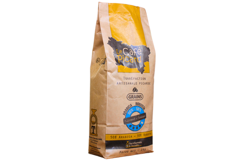 Mélange 50% Arabica / 50% Robusta - Tonique & Puissant