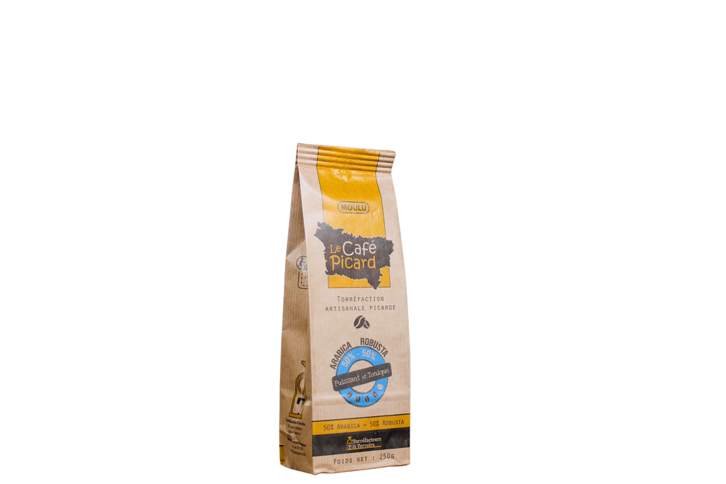 Mélange 50% Arabica / 50% Robusta - Tonique & Puissant