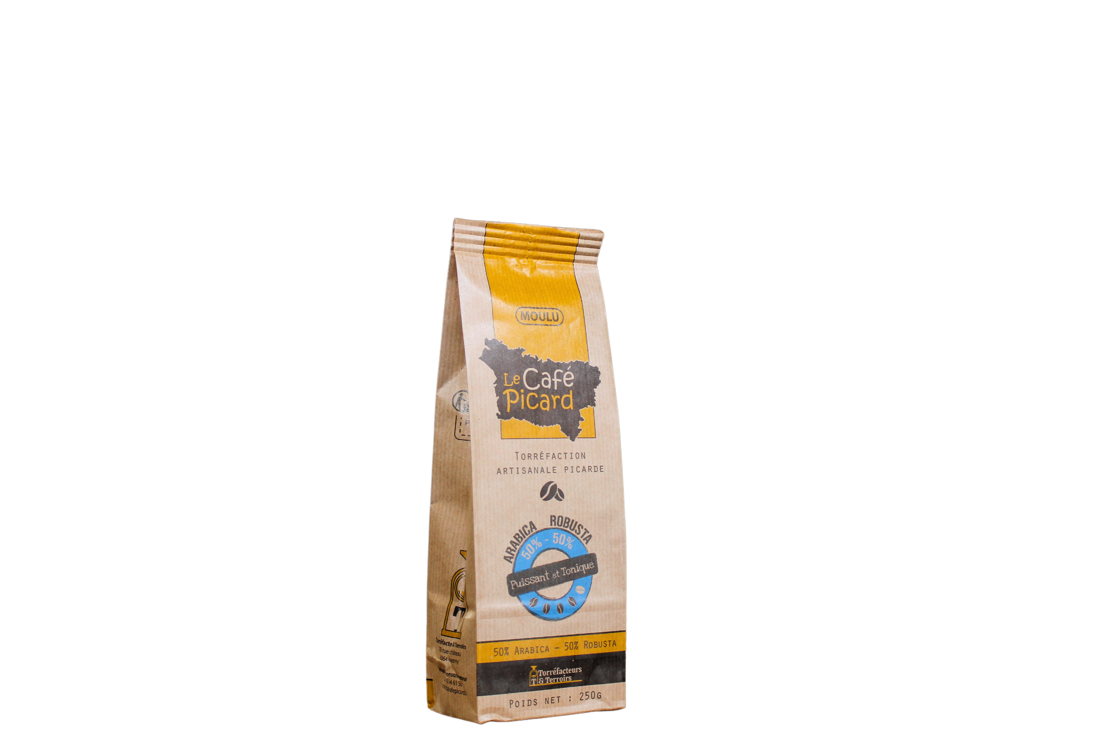Mélange 50% Arabica / 50% Robusta - Tonique & Puissant